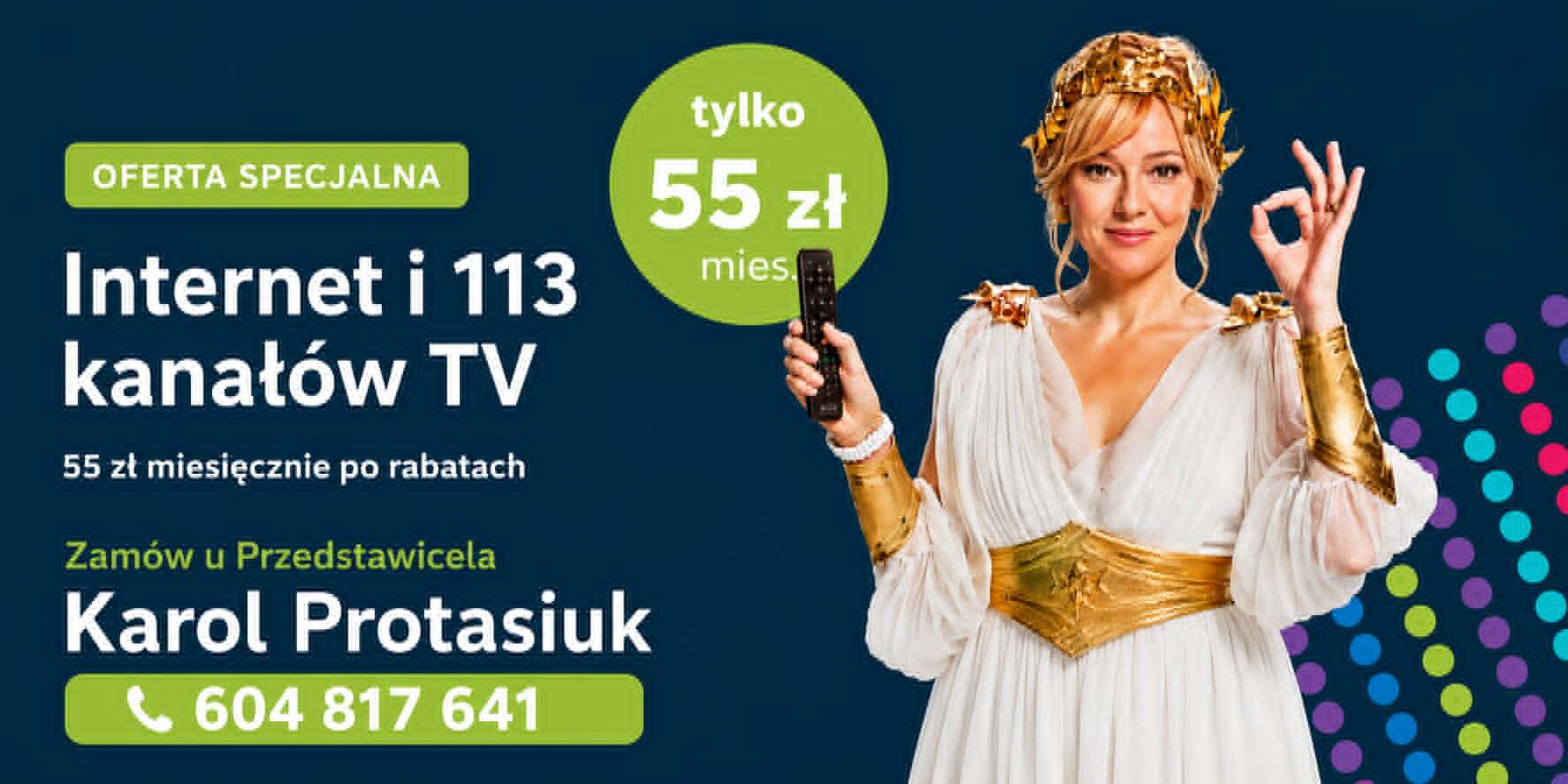 Szybki internet światłowodowy 600 Mb/s i bogata telewizja Netia